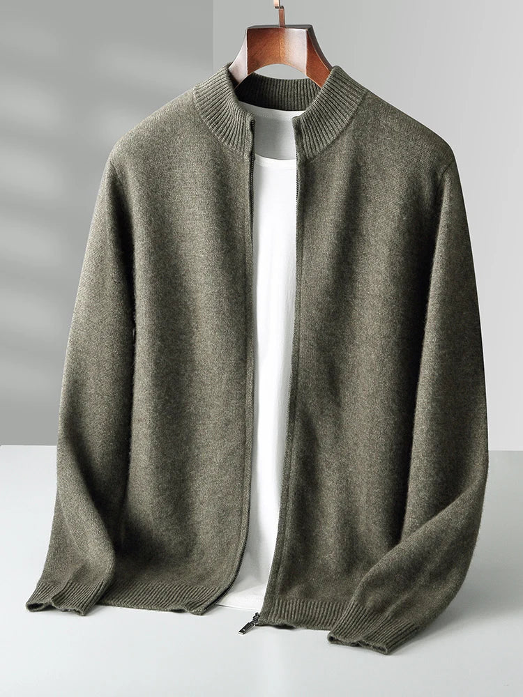 ESLARO® CASHMERE CLOUD ZIPPER CARDIGAN